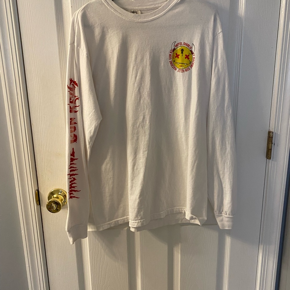 Machine gun Kelly hotel Diablo White Long Sleeve Tee
